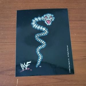 Vtg 1999 Offical World Wrestling Federation Rattlesnake Bones Stone Cold Decal